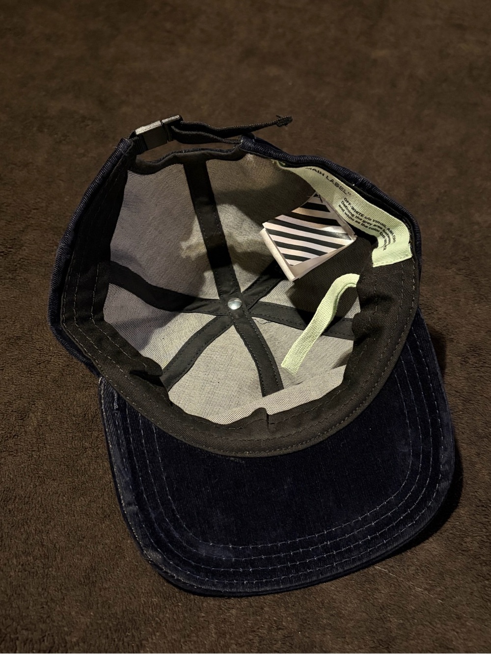 OFF-WHITE 'Not Real' Velour Hat - Picture 4 of 5